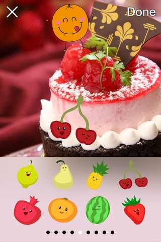 Funny Fruit Photo Stickers screenshot 2