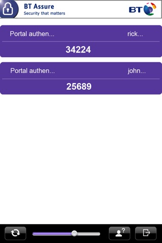 BT Auth screenshot 2