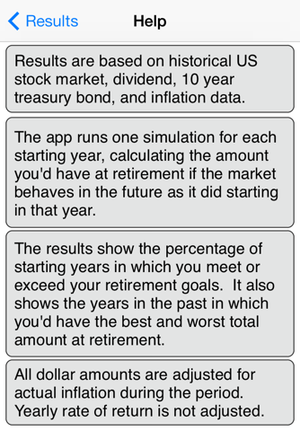 Retirement Savings Calculator Lite screenshot 3