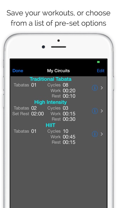 Screenshot #3 pour Tabata Time Pro