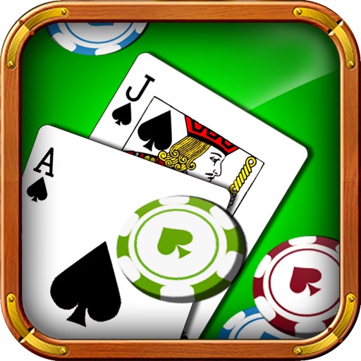 Unlimited Chips Blackjack 21 - Free Casino Games icon