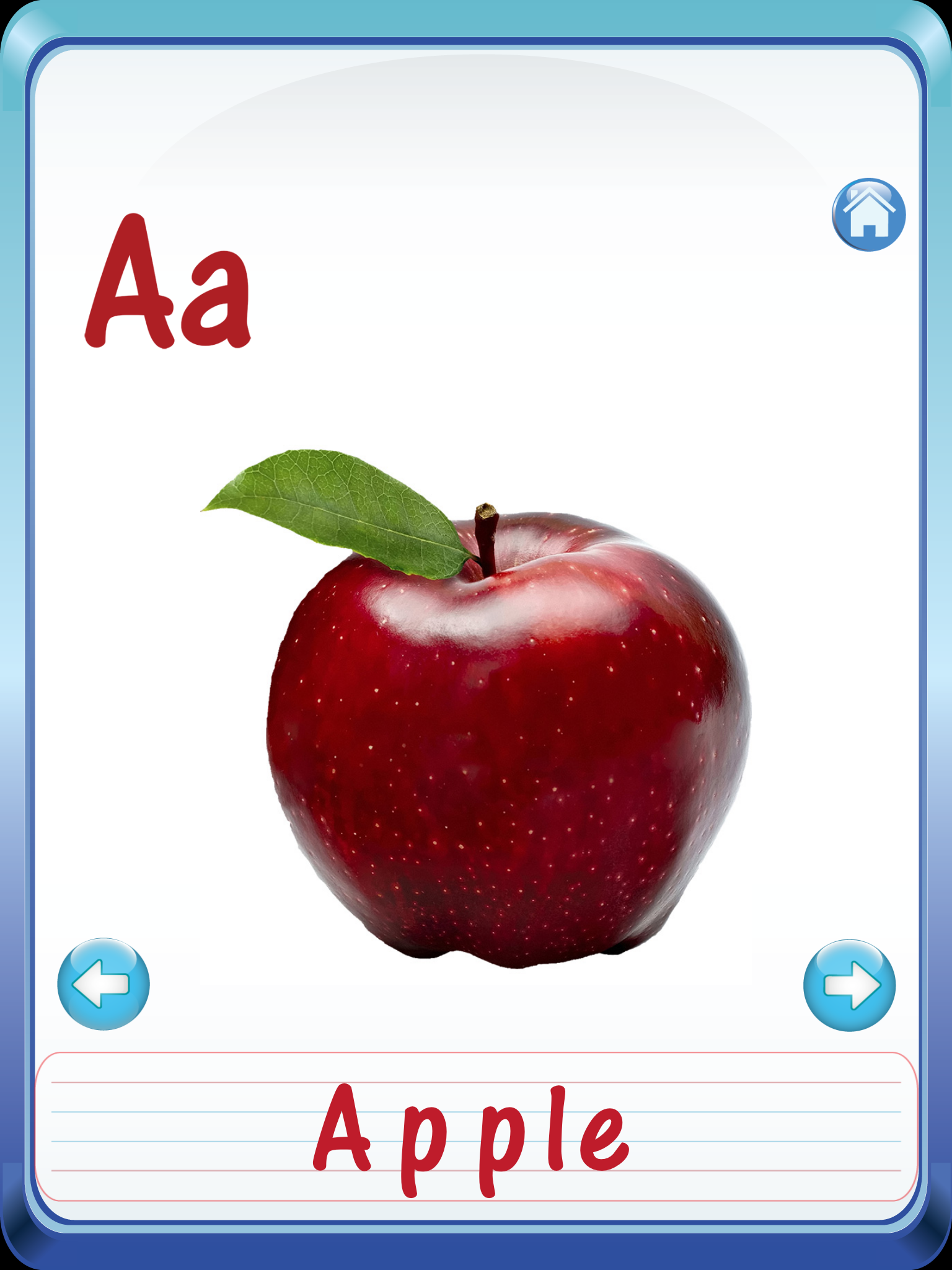 Kids Fruits & Vegetables ABC Alphabets flash cards for preschool kindergarten Boys & girls screenshot 6