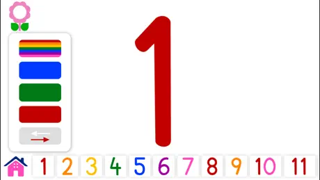 子どもの１２３「幼稚園の学校向け数字のフラッシュカード」