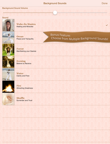 Relax and Attract with Karena Virginia iPad screenshot 4 - Health & Fitness app