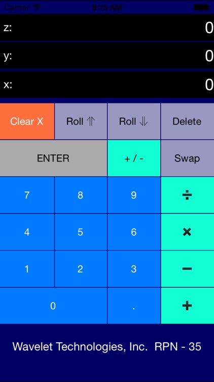 Wavelet Technologies RPN - 35 Scientific Calculator