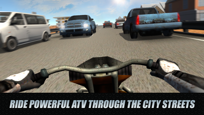 City Traffic Rider 3D ATV Racing