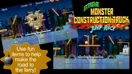 Game screenshot An Extreme Driving Monster Construction Truck Jump Race Simulator Game hack