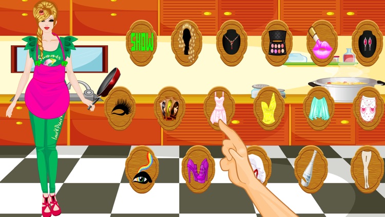 Cindy In Kitchen Dress Up Make up Game screenshot-4