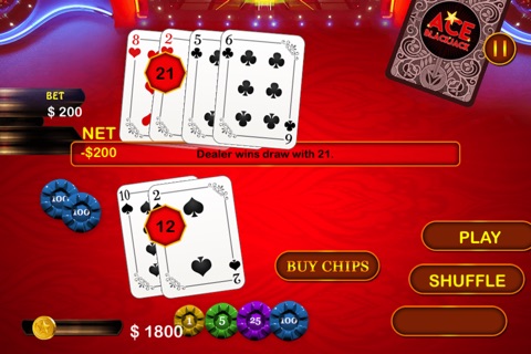 Ace Casino BlackJack Fortune - ultimate Vegas card gambling room screenshot 3