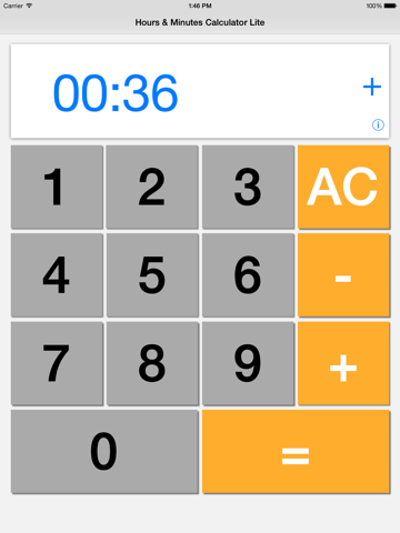 Screenshot #6 pour Heures Minutes Calculator Lite