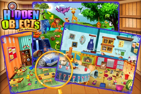 Hidden Objects Kids Adventure screenshot 2