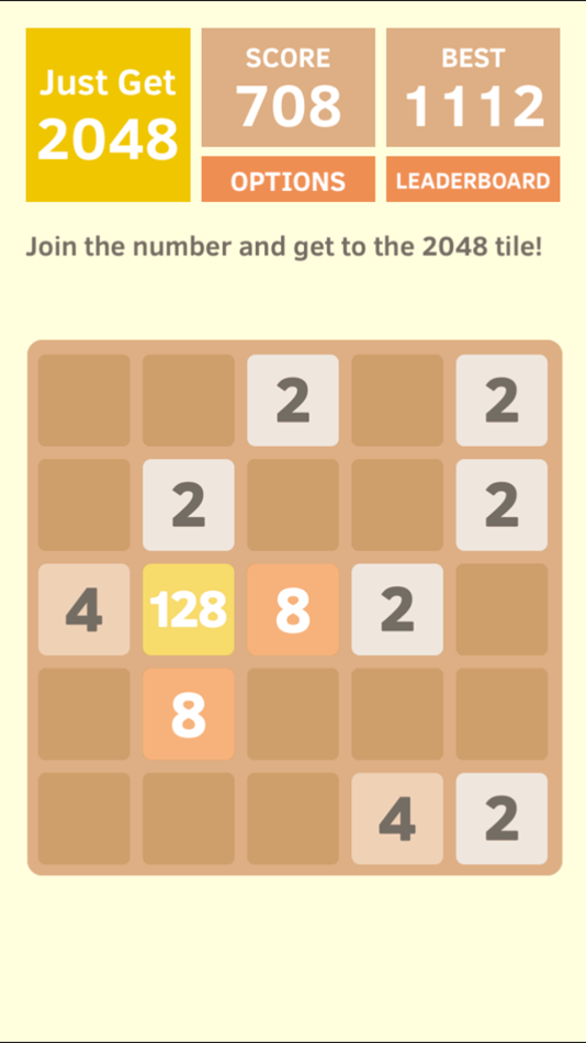 #4. Just Get 2048 - A Simple Puzzle Game ! (iOS) 由: 光耀 宁