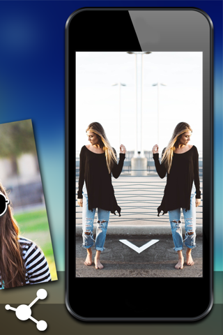 Mirror Effect Photo Collage Maker – Awesome Camera Editor with Captions and Stickers for Pics screenshot 2