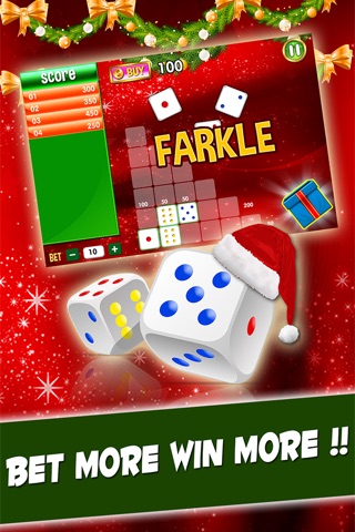 `` Ace Christmas Farkle - Top Free Dice Strategy Casino Games screenshot 2