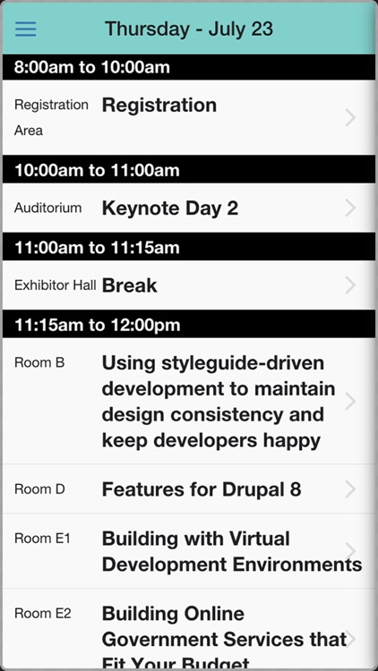 2015 JBS Drupal GovCon Schedule App