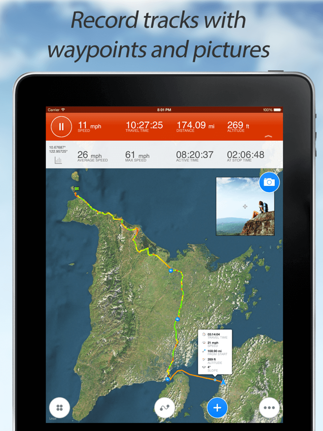 ‎Track Kit - GPS Tracker with offline maps Screenshot