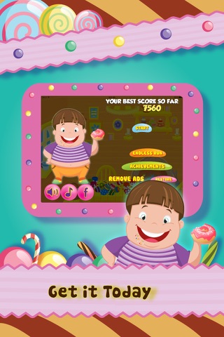 Sweet Candy Fat Boy Adventure - Epic Gummy Jumping Saga FREE screenshot 4