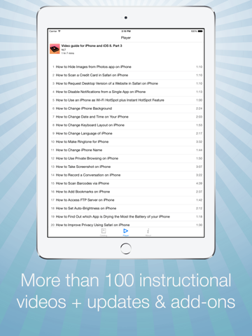 Screenshot #5 pour Guide vidéo pour iPhone et iOS 8