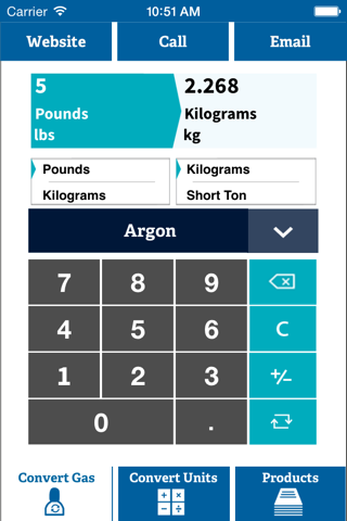 Gas and Unit Converter screenshot 2