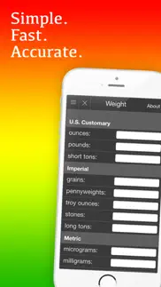 mila's weight converter iphone screenshot 1