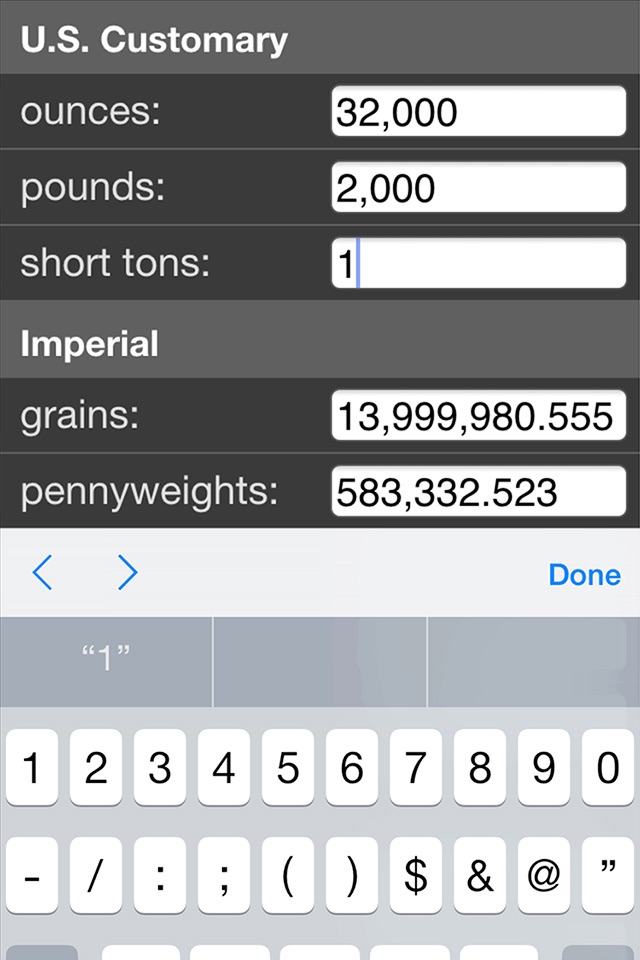 Mila's Weight Converter screenshot 4