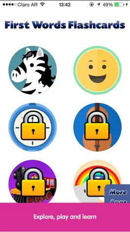 Game screenshot My First Flashcards Lite - Watch and Play Flashcards for Toddlers and Kids mod apk