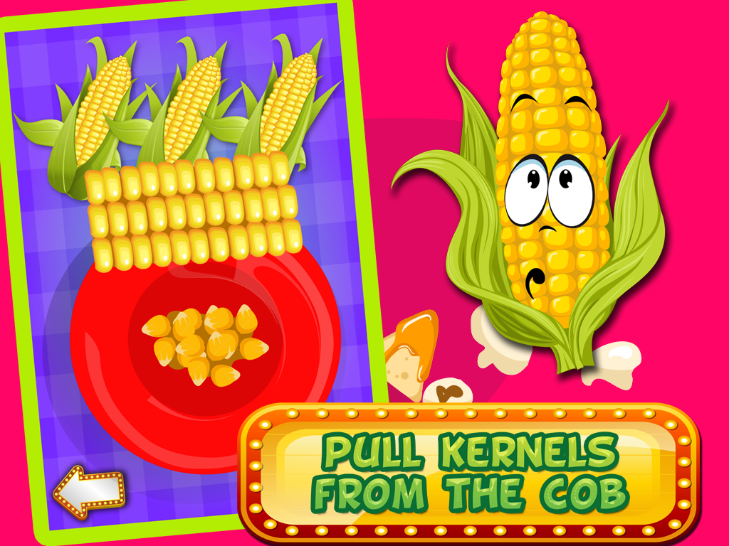 Popcorn Maker-Kids Girls free cooking fun game
