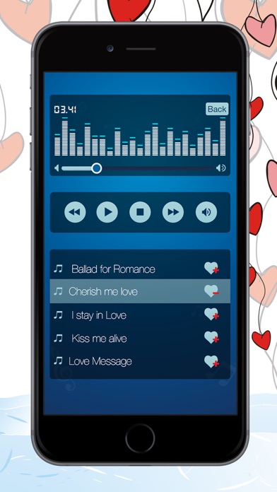 Screenshot #2 pour Romantic Ringtones & Musics  – Valentines Songs & Tunes Edition