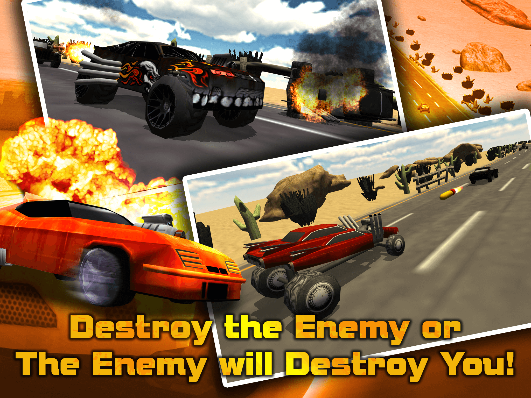Mega Smash Real Combat Fast Car Road Racing 3D Simulator Game screenshot 7