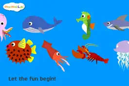 Game screenshot Marine Animals - Puzzle, Coloring and Underwater Animal Games for Toddler and Preschool Children hack