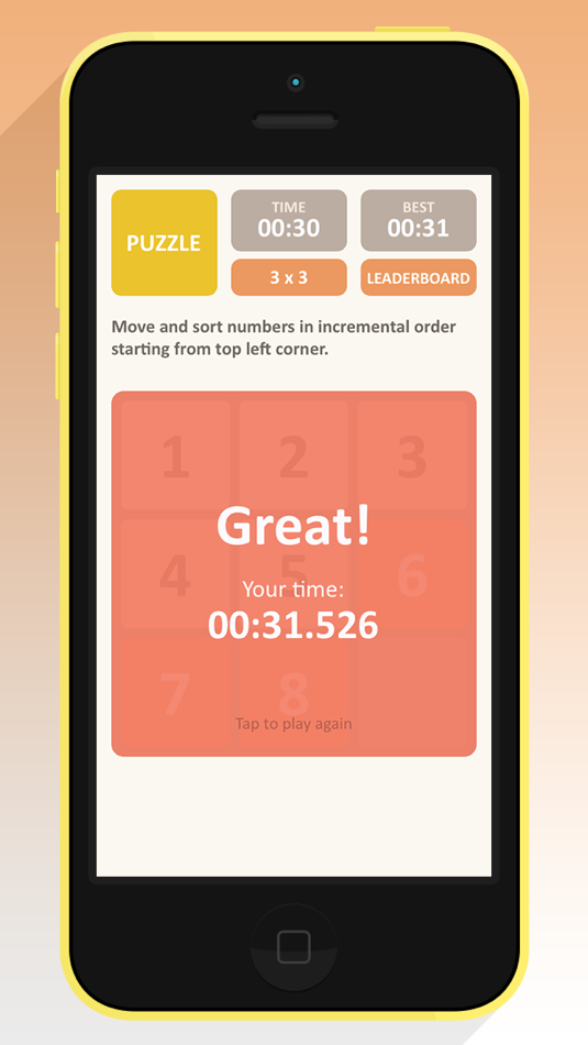 #4. Puzzle Numbers Game (iOS) Podle: GOOD APP, TOO