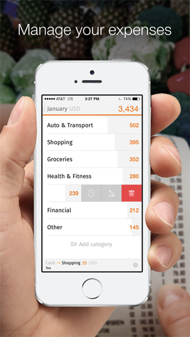 Expense tracker HomeMoney Screenshot