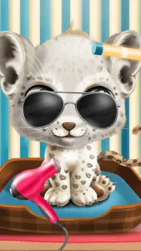 Baby Jungle Animal Hair Salon - No Ads screenshot 4