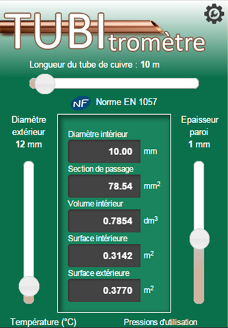 Tubitrometre screenshot 2