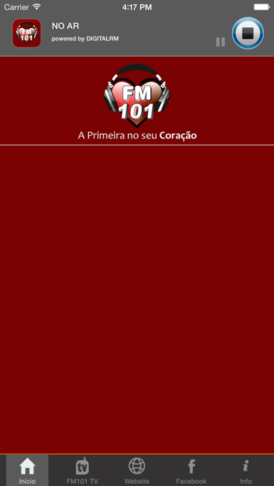 Screenshot #1 pour Rádio FM 101