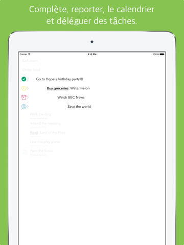 Screenshot #5 pour Air Tasks - Liste de Tâches avec les Rappels