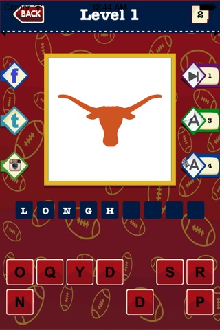 American College Football Quiz:Sports Logos Guessing Game screenshot 2