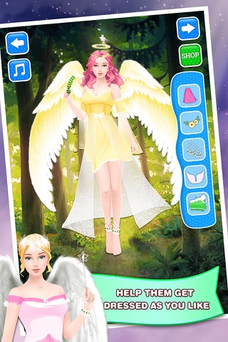 Little Angel Salon - Girls Dress Up Game screenshot 2