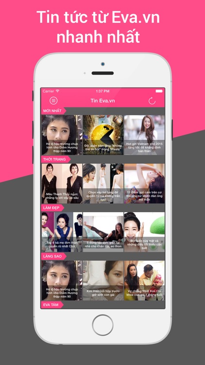 Báo mới nhất - Tin từ báo Eva, tin phụ nữ, làm đẹp, giải trí, cuộc sống gia đình, thời trang, eva.vn