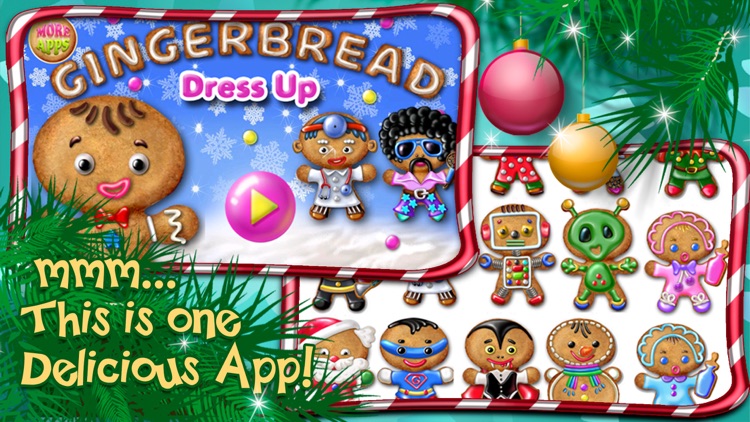 Gingerbread Dress Up - Decorate Your Christmas Cookie screenshot-4