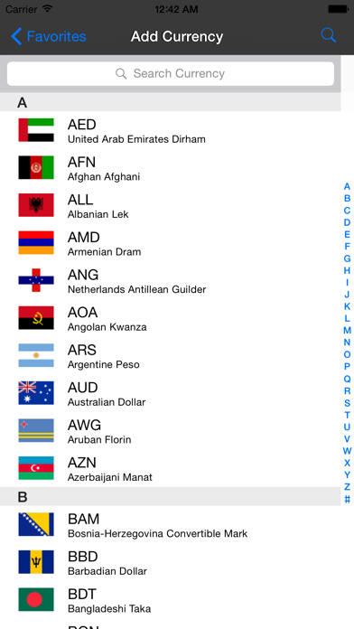 Currency Converter - Real Time Screenshot