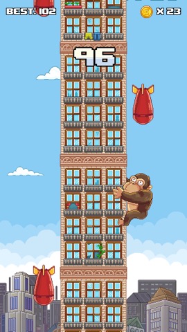 Super Kong Climb - Endless Pixel Arcade Climbing Gameのおすすめ画像1