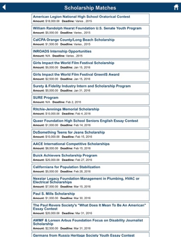 Screenshot #6 pour Scholarships.com