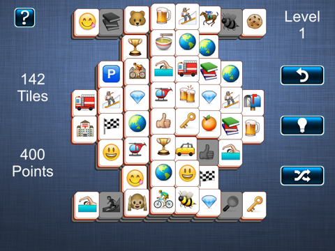 Mahjong Emoji Extreme iPad screenshot 1 - Games app