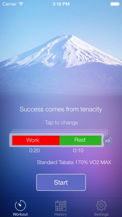 Tabata Timer for HIIT and Interval Trainings