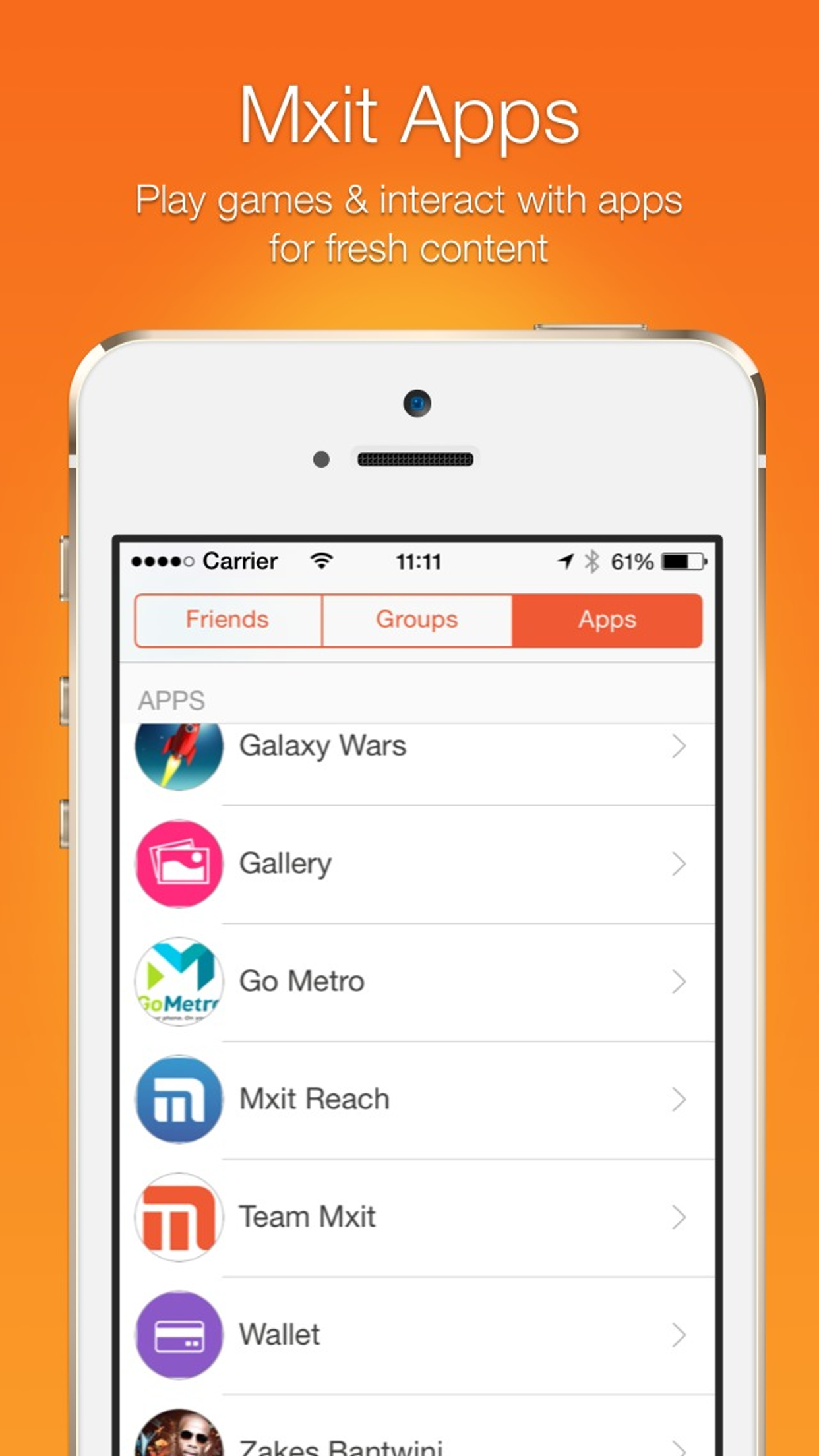 Mxit screenshot 5