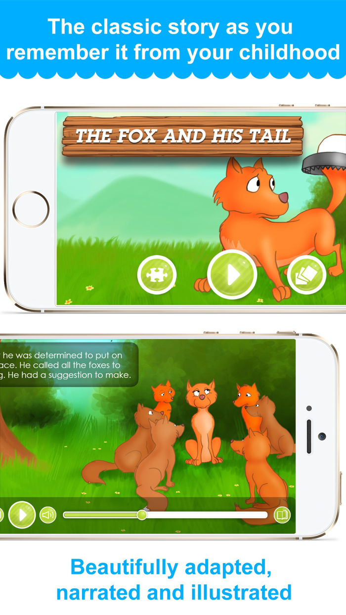 The Fox and His Tail - Narrated classic fairy tales and stories for children