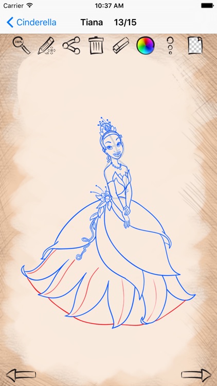Drawing Tutorials Princess Cinderella Version