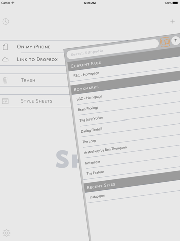 Shift Editor & Quick Lookup iPad screenshot 5 - Productivity app