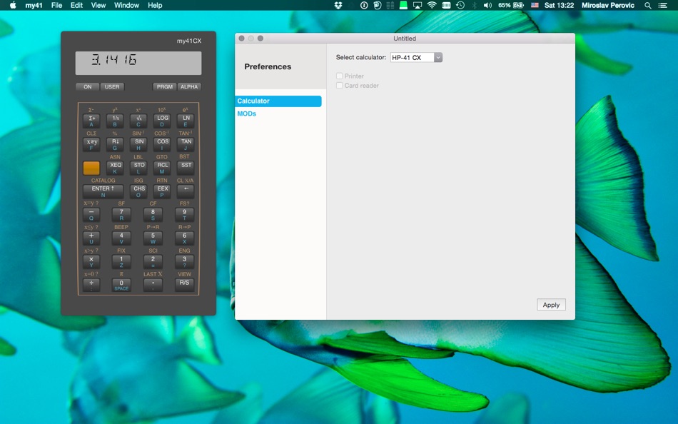 #4. my41CX (macOS) 게시자: Miroslav Perovic